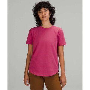 Lululemon Athletica Love Pink Crew Neck Short Sleeve Tee Top S 4
